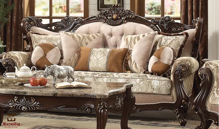 Antique Style Living Room Sofa Set