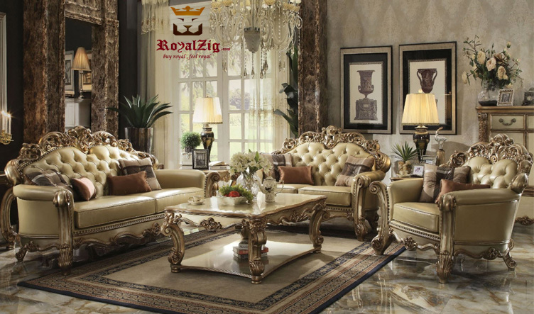 Indian Classical Style Royal Sofa Set Royalzig