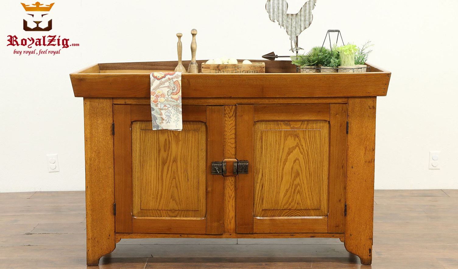 Elizabeth-Antique-Style-Teak-Wood-Pantry-Cabinet