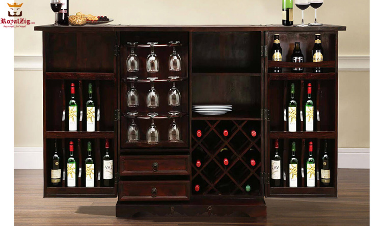 Handcrafted-Brass-Inlay-Wooden-Hideaway-Bar-Unit