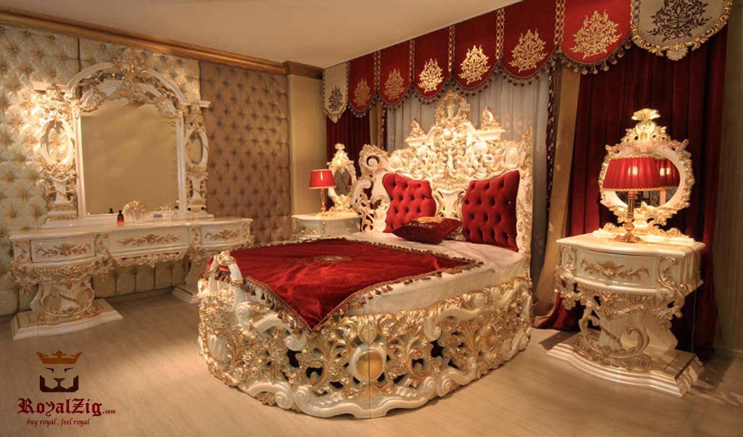 Rania Hand Crafted Luxury Bedroom Set