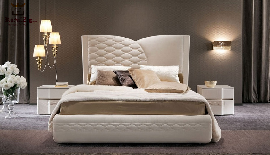 Modern/Contemporary Bed Design for 2024- made from premium quality materials handcrafted by Royalzig Luxury furniture- Shop Online