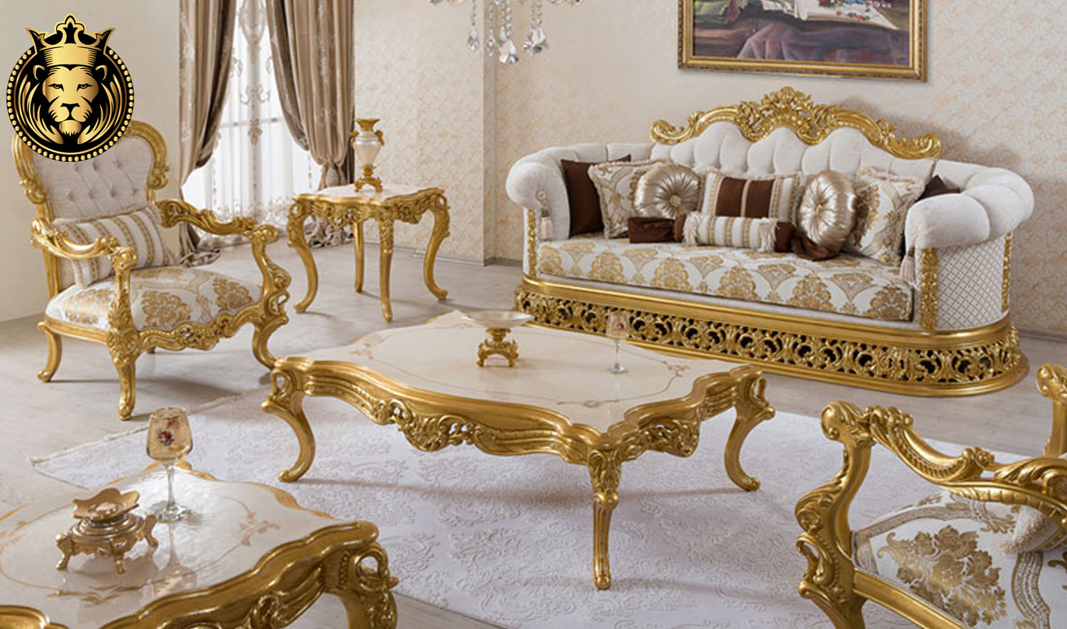 Indian Classic Style Royal Gold Leaf