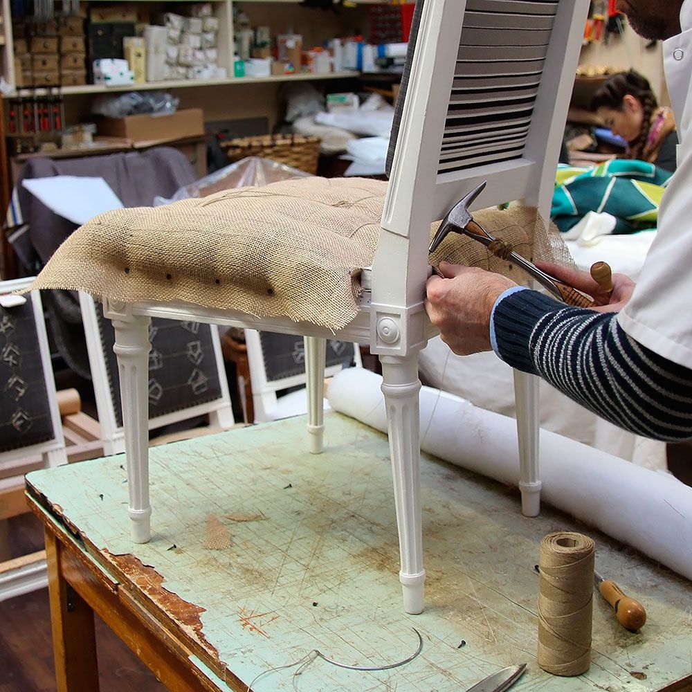 Carved Furniture Chair Upholstery