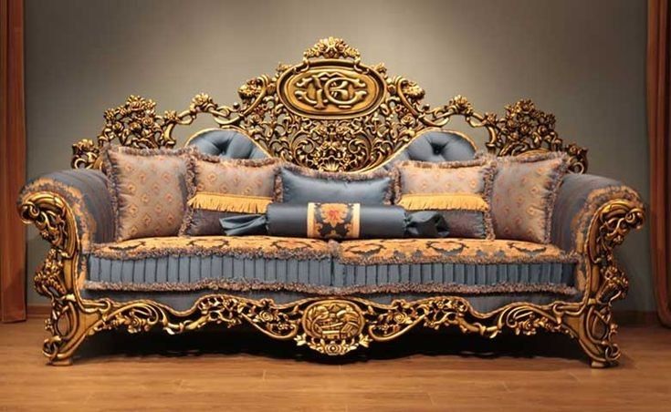 European Style Carved Designer Sofa