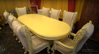 Luxury Dining Table Hand Carving Italian Design by Royalzig Luxury Furniture