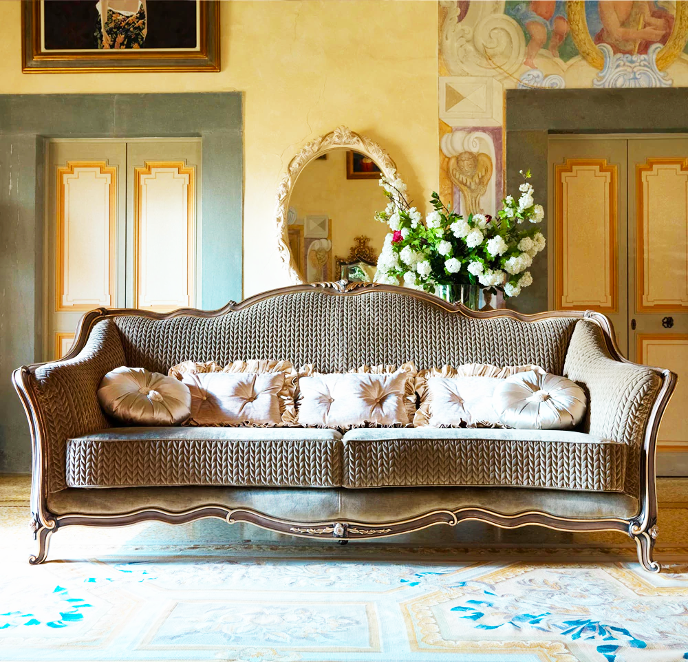  7 French-Inspired Classic Luxury Sofas Handcrafted in India by Royalzig