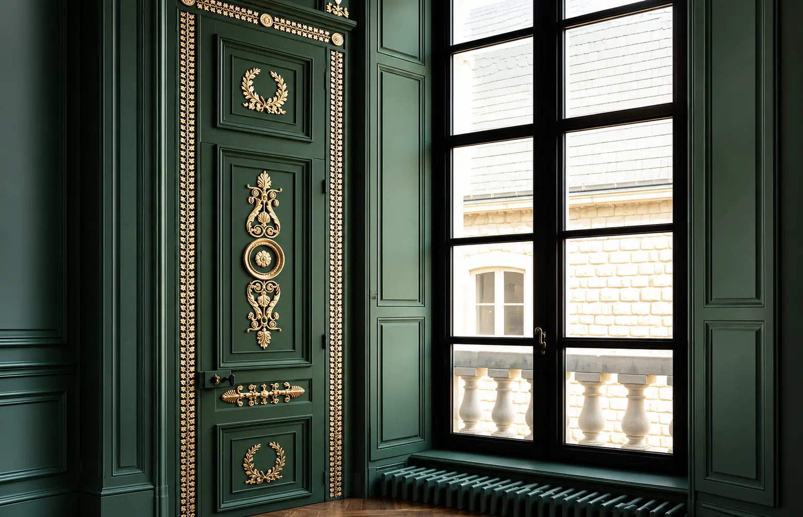 luxury door carved design