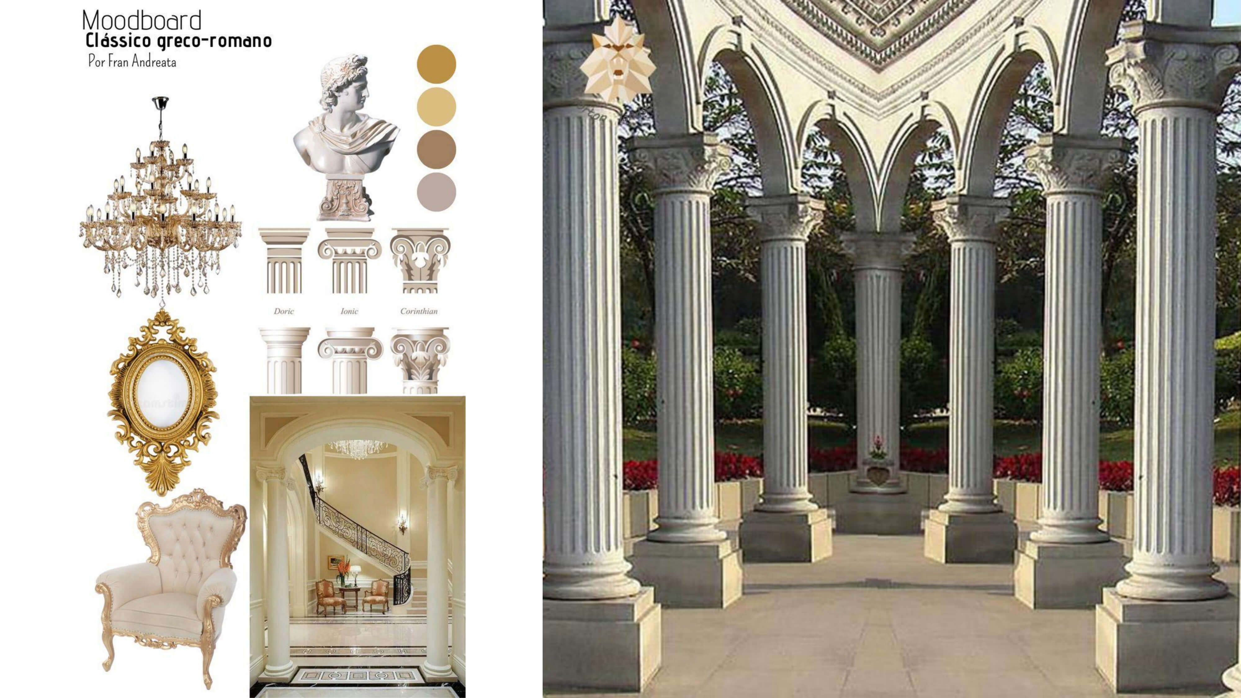 luxury pillers and corbells
