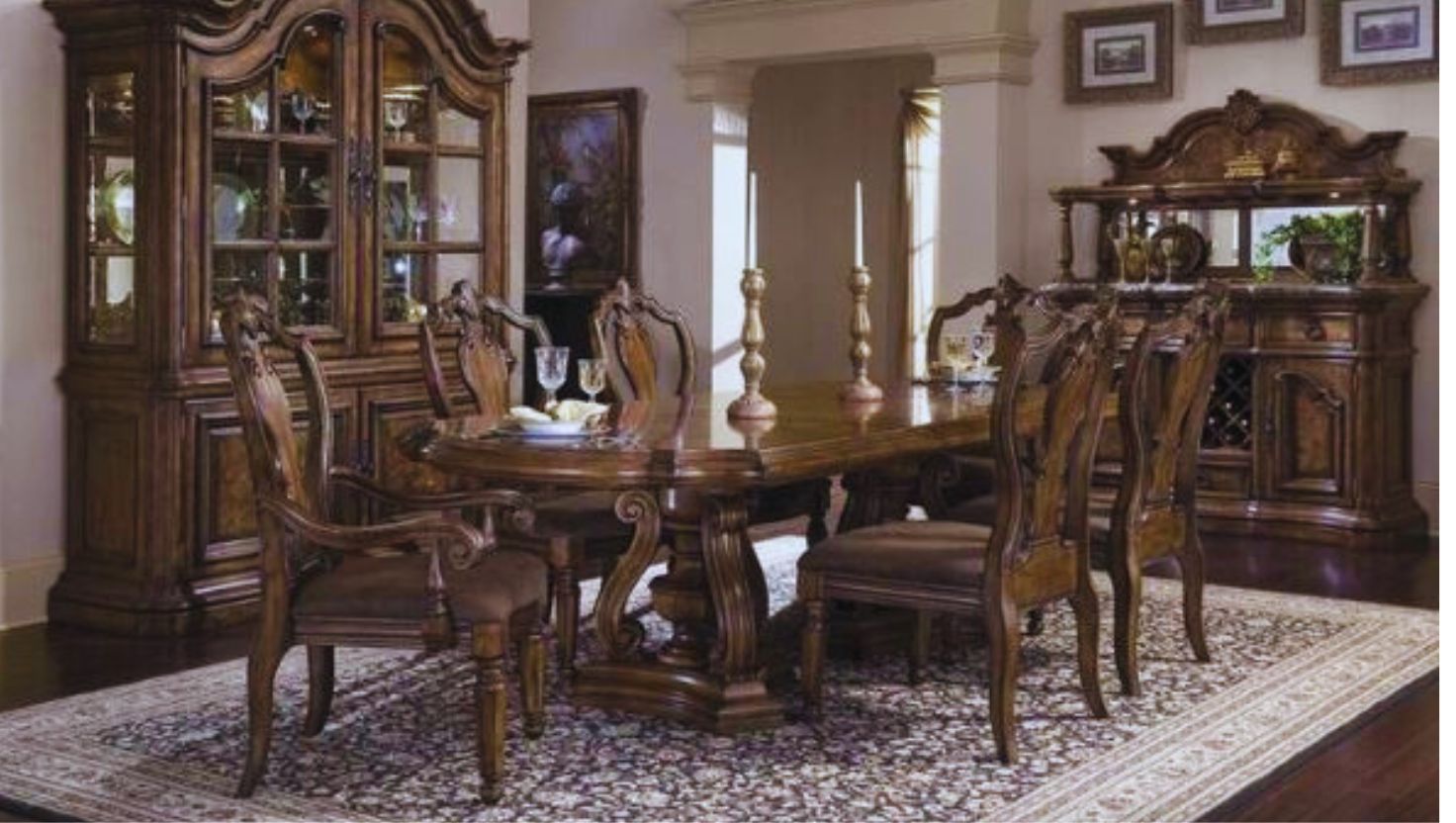 Antique 6 Seater Dining Table Designs for Classic Interiors | Royalzig