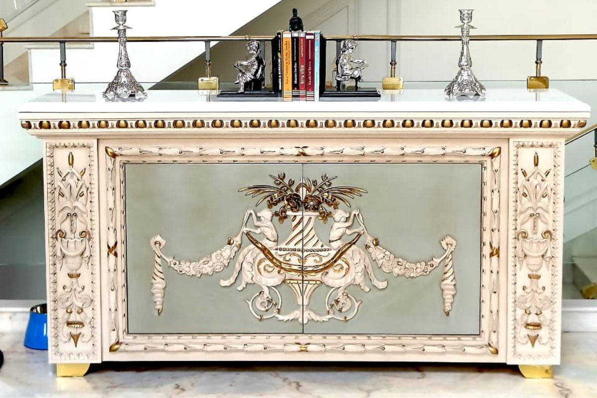 Neoclassic Console Cabinet
