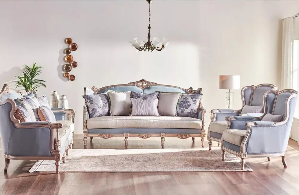Regal Colonial Sofa Set – For Traditional & Vintage-Themed Homes