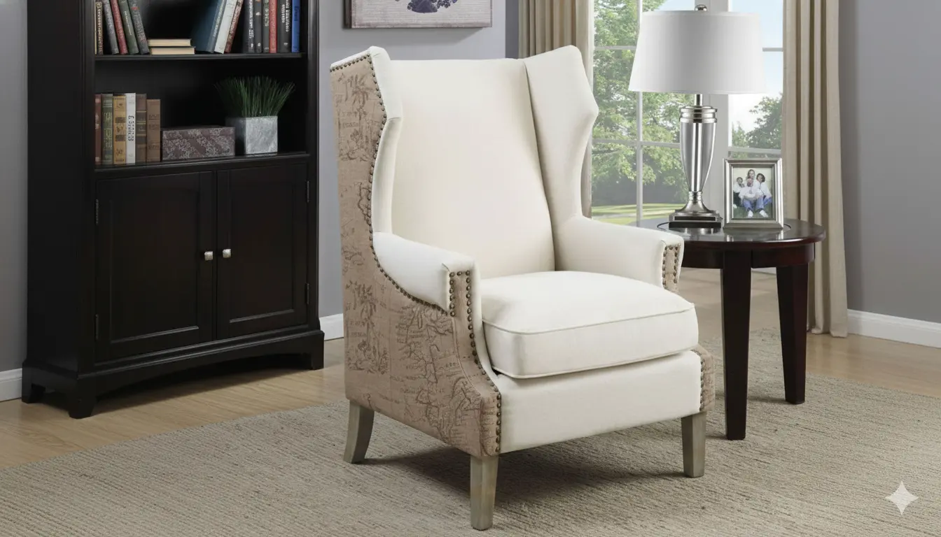 Swatch Leather Accent Chair