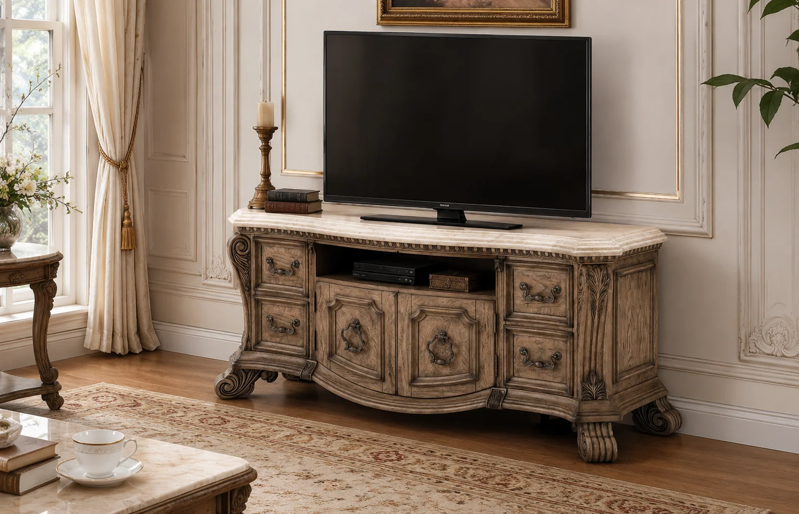 American Vintage Style TV Unit