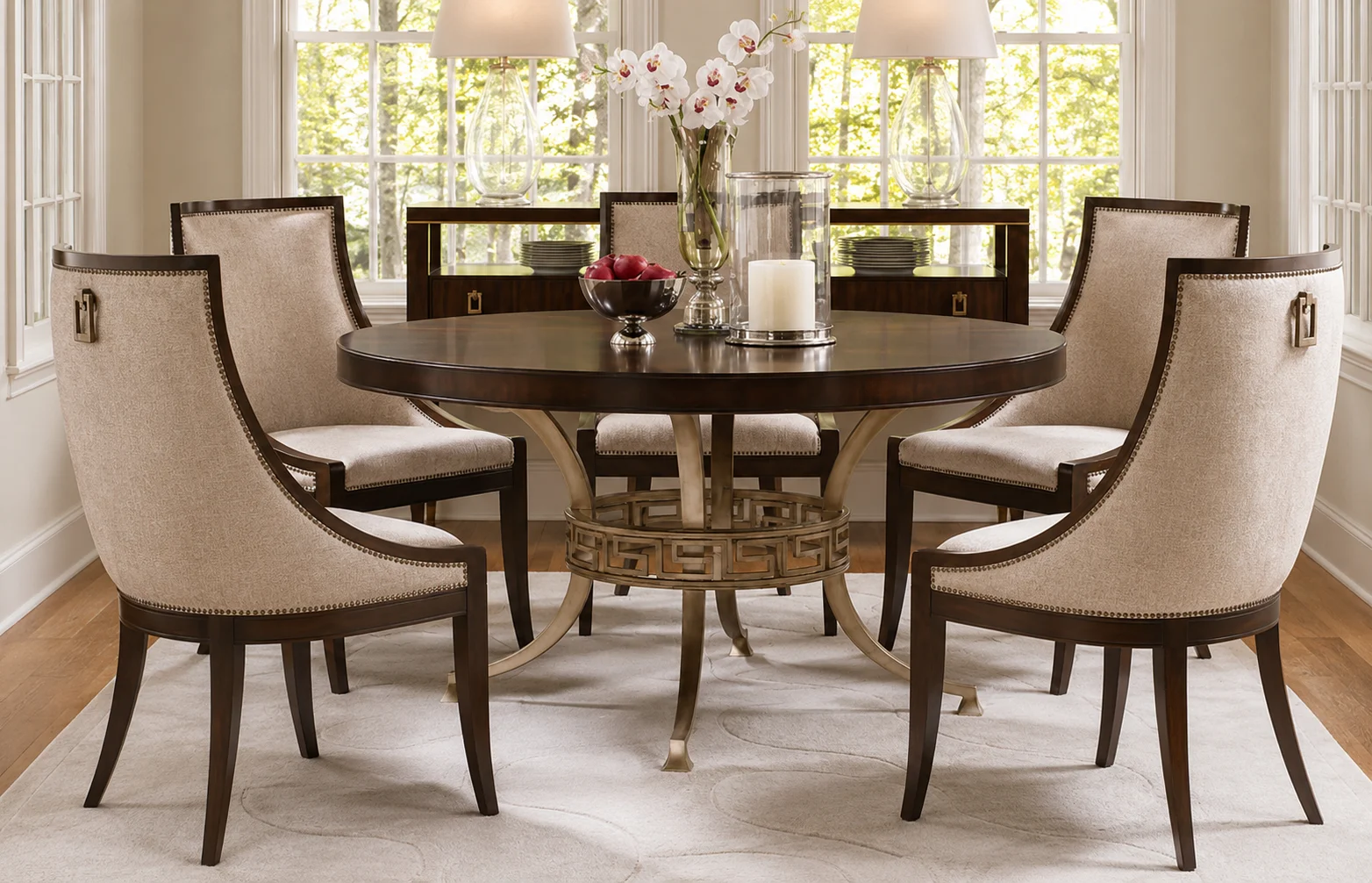 Chalfont Classic Modern Style Dining Table