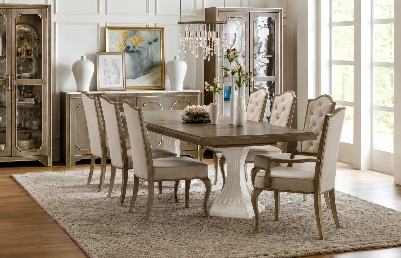 Chalfont Classic Style Modern Dining Table