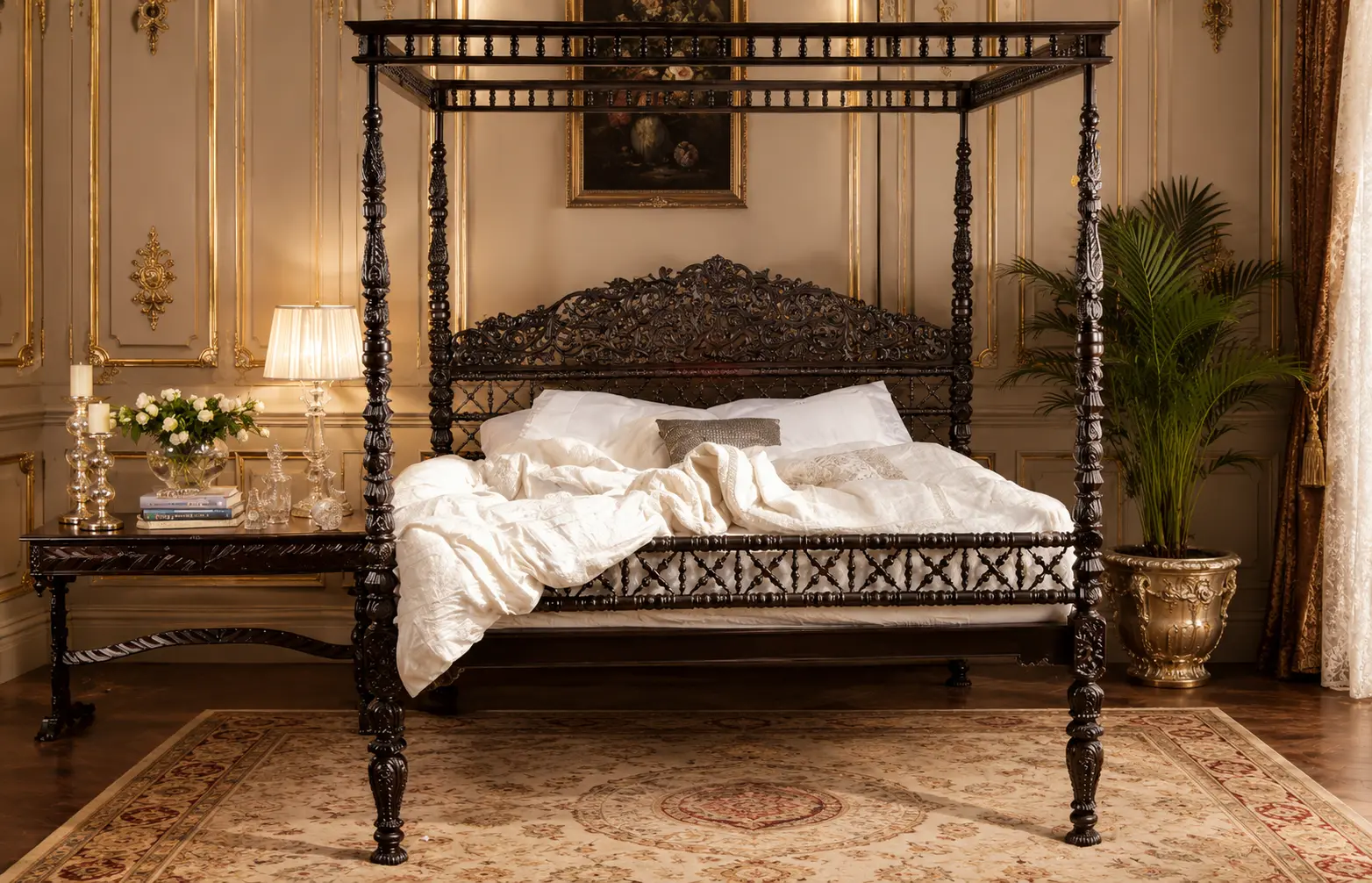 Cornwallis Antique Four Poster Bed