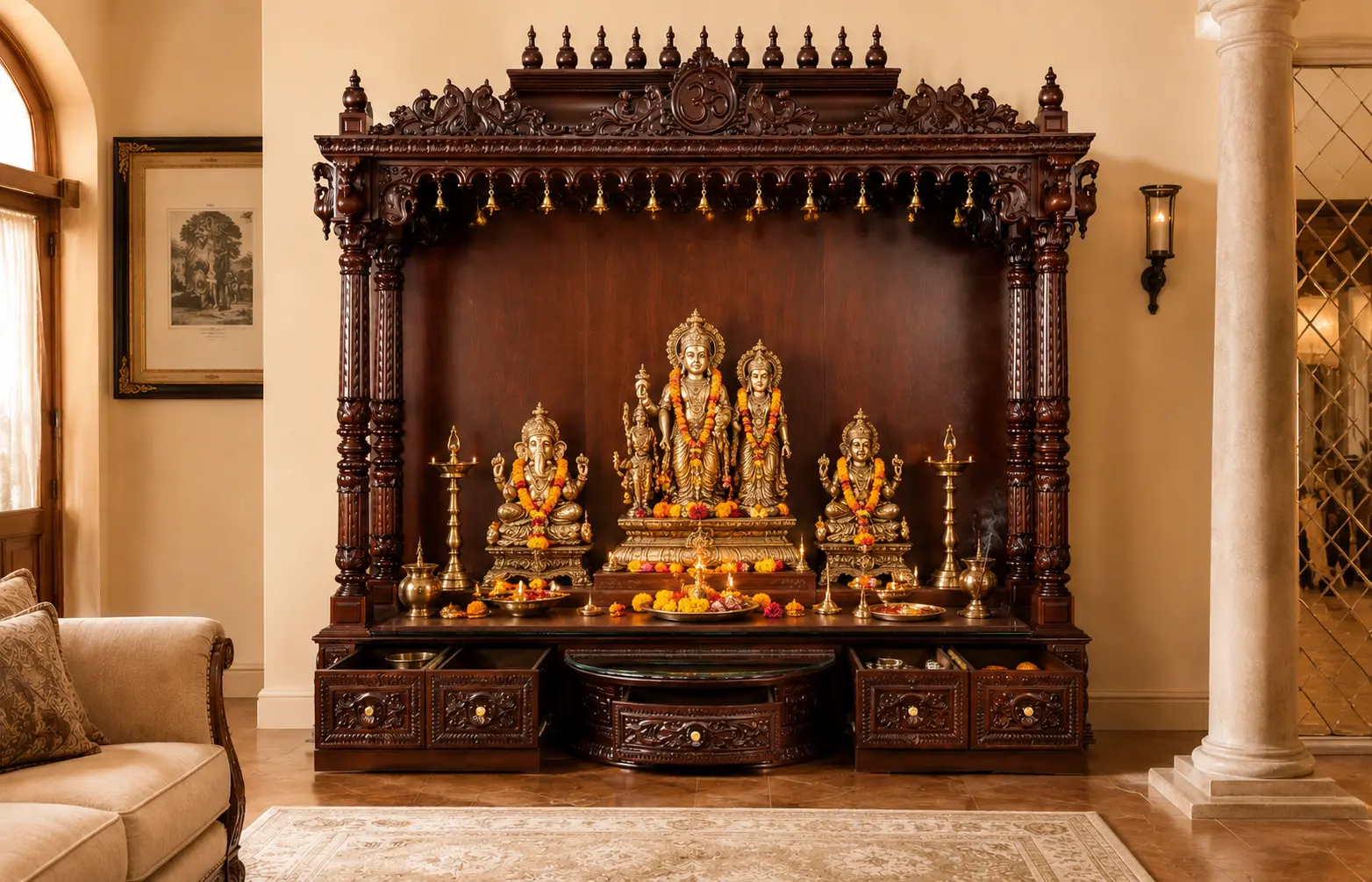 Madurai Hand Carved Meenakshi Temple