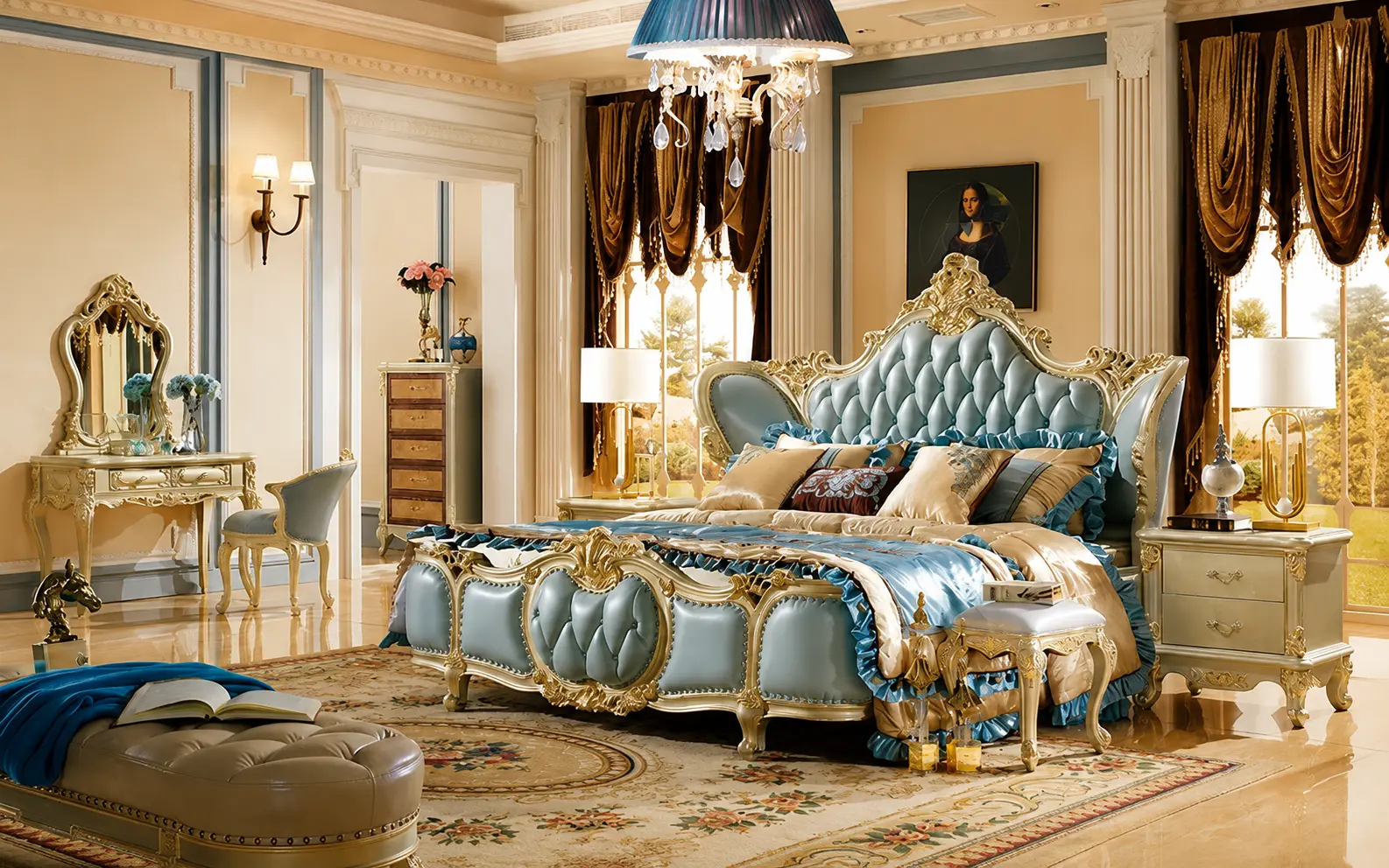 Bed & Bedroom Set