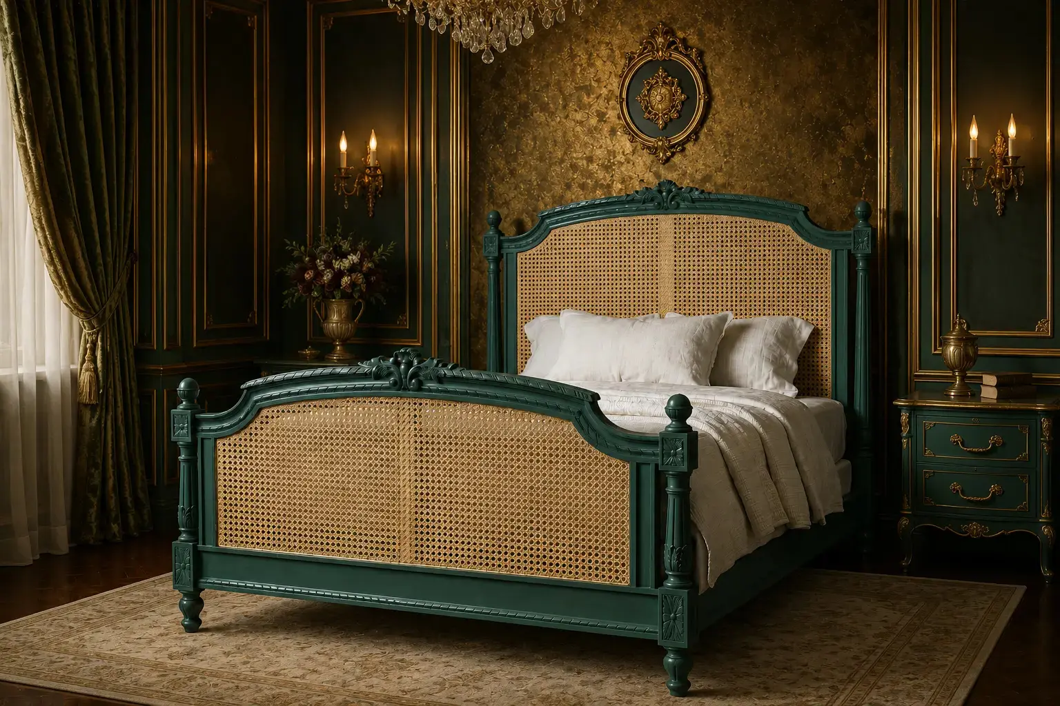 Versailles Louis XVI Caned Beds - 18th-Century French Design