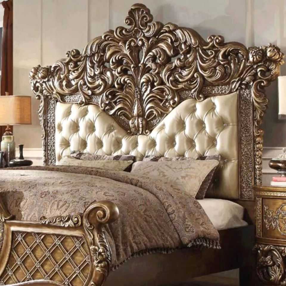 Italian Classic Carved Bed