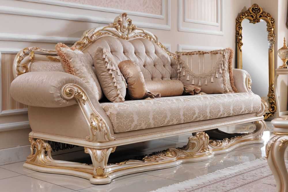 Luxury French Traditional Sofa Set 