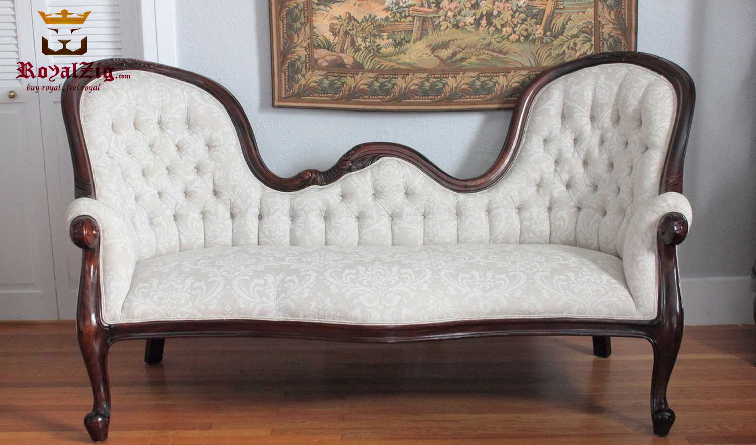 Elizabeth Antique Style 3 Seater Couple