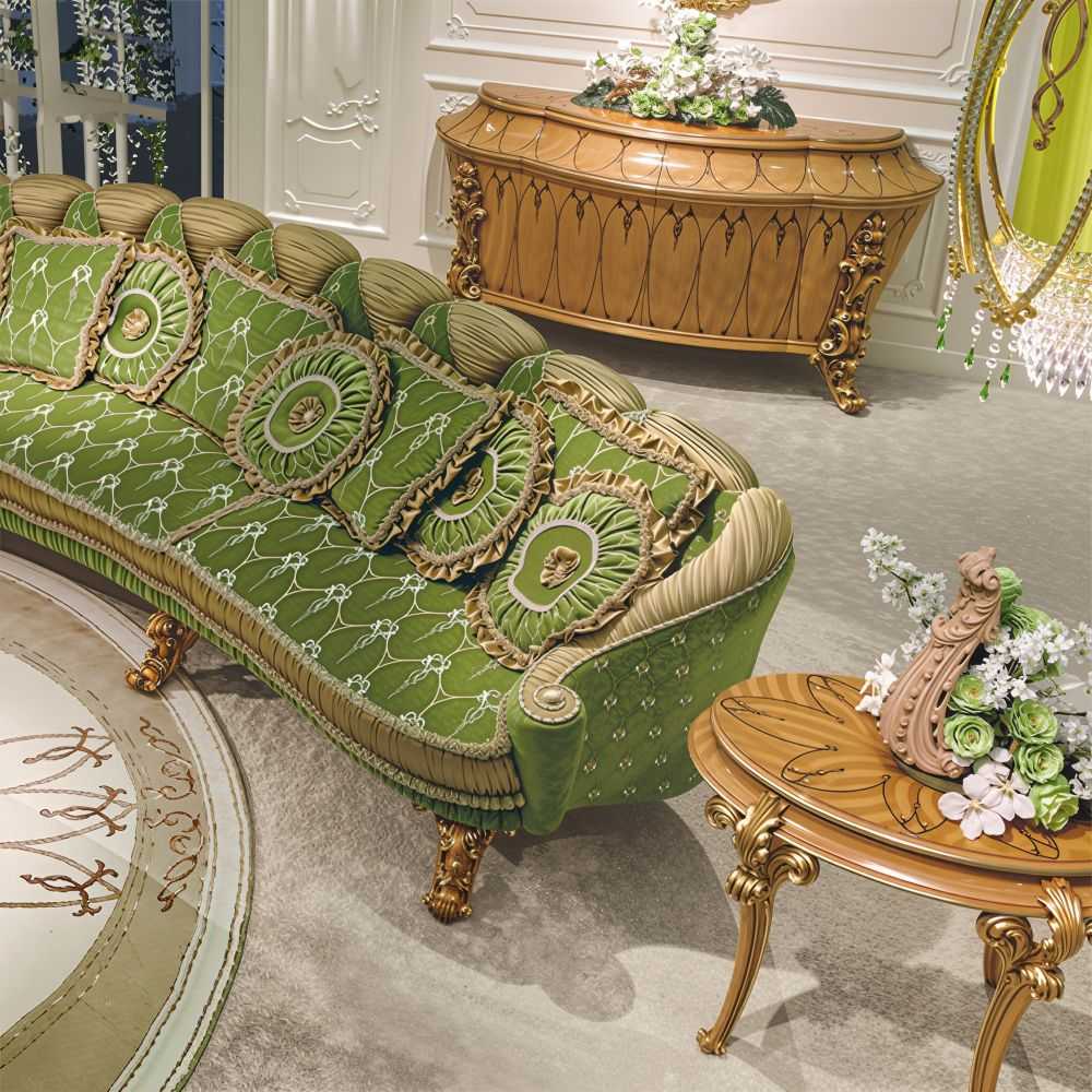 French Antique Carved Luxury Sofa Set  Turkish King Style