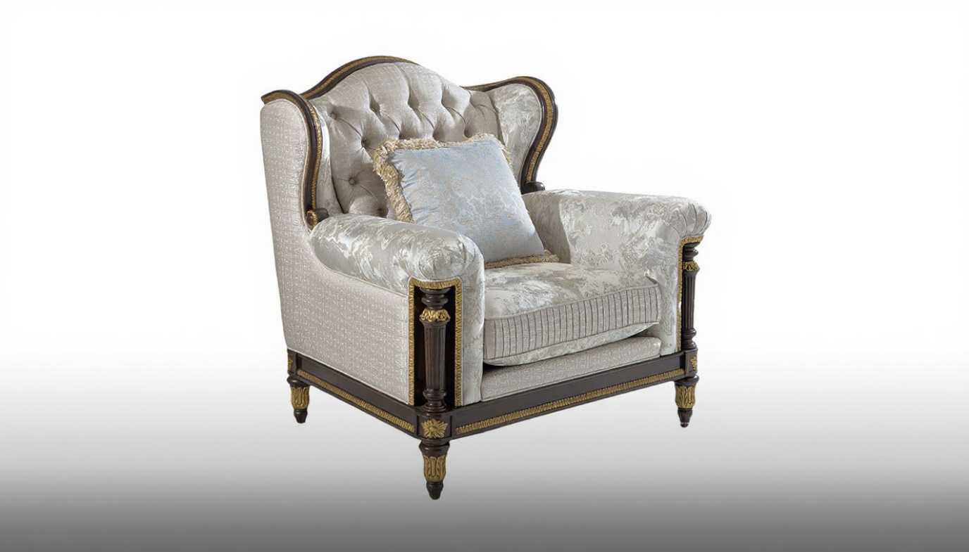 French Neoclassical-Inspired Sofa Set 