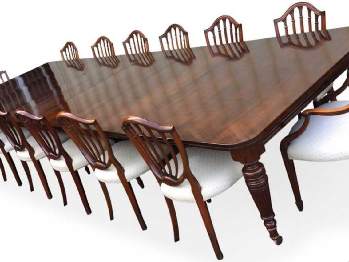 French Style 14 Seater Dining Set