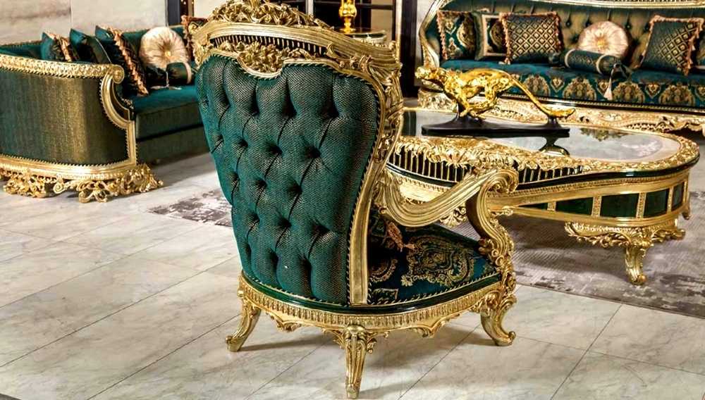 MAXICAN STYLE CARVED SOFA SET 