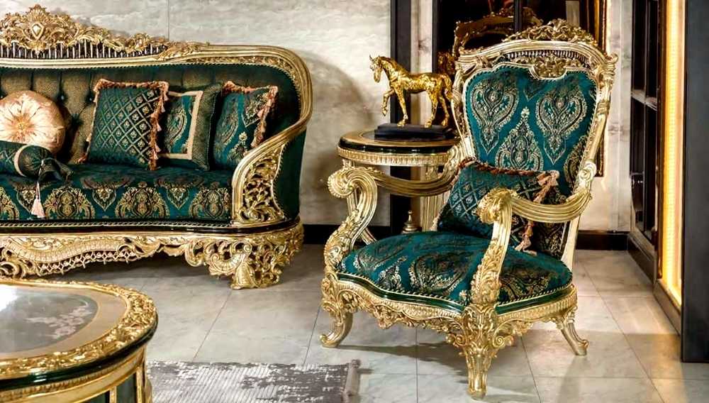 MAXICAN STYLE CARVED SOFA SET 