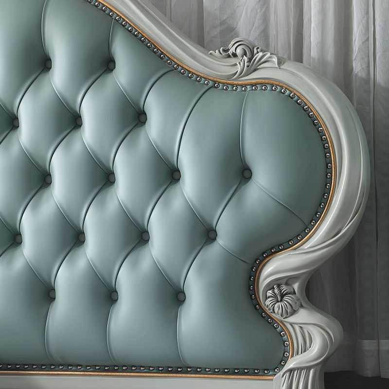 Hand Carved Italian Luxury Design Wood Frame Classic Bedroom Furniture