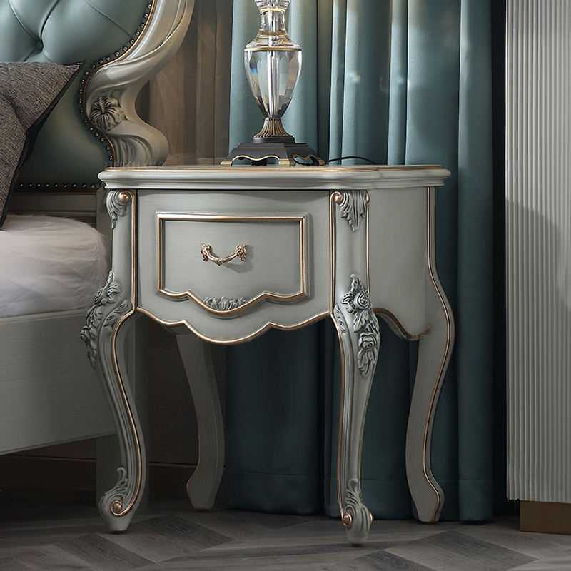 Hand Carved Italian Luxury Design Wood Frame Classic Bedroom Furniture