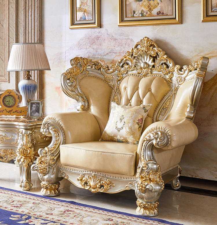 High-Lux European Royal Sofa Collection Rich Gold Finishing And Premium European Aristocratic Design