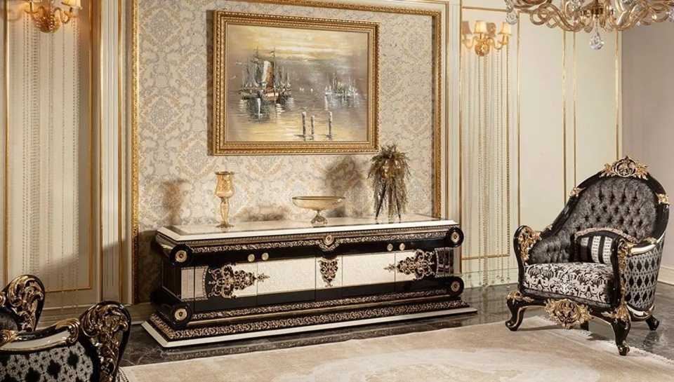 Imperial Baroque Luxury Sofa Collection Featuring Deep Gold Leaf Carvings Elite European Fabric Patterns