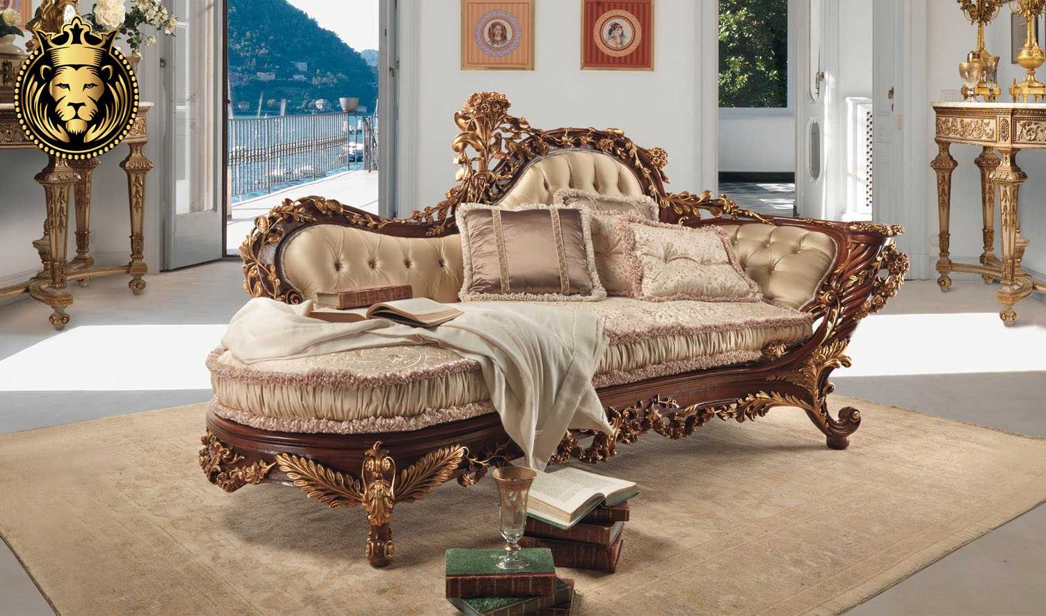 Handcrafted Diwan Luxury Italian