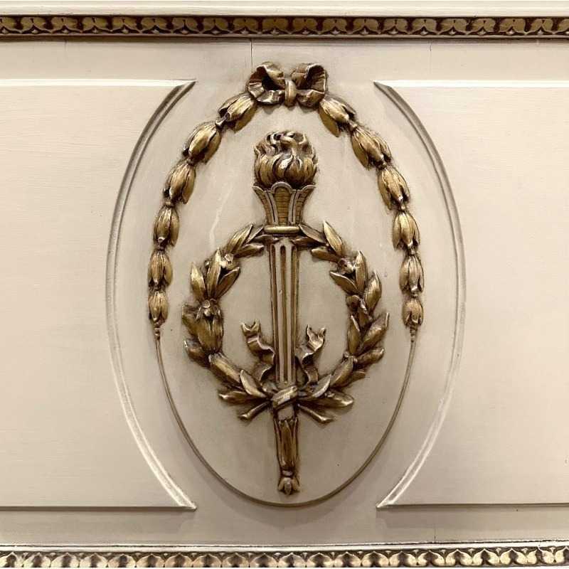 Italian Antique Neoclassical Heritage Bed 