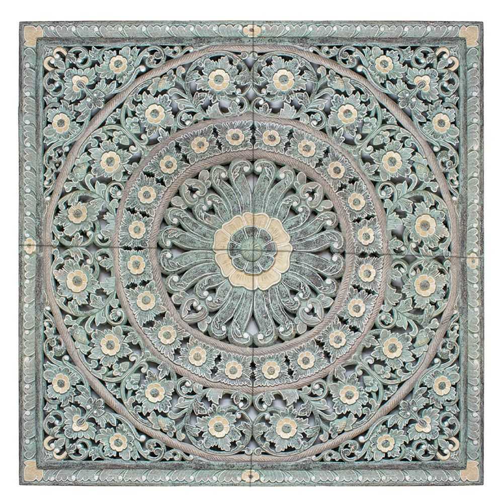 Luxury Boho Bedroom with Antique Carved Headboard – Colonial Fusion Style