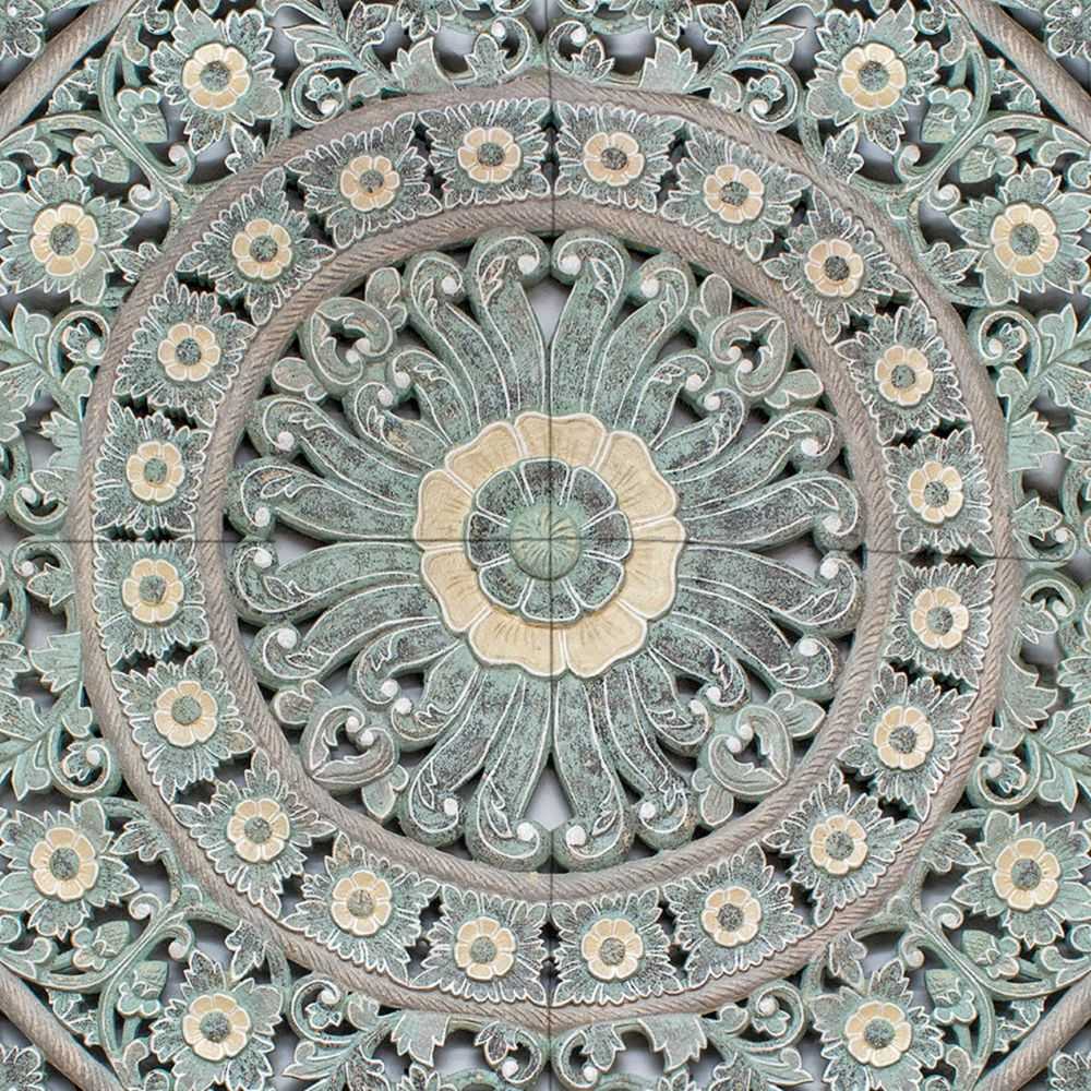 Luxury Boho Bedroom with Antique Carved Headboard – Colonial Fusion Style