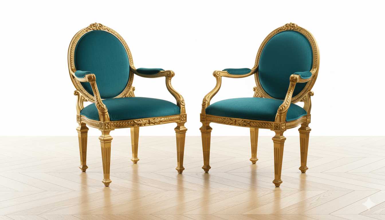 Luxury Neo-Classic 10-Seater Dining Set