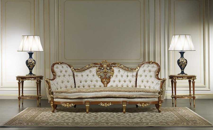 Italian Style Carved Sofa Set 