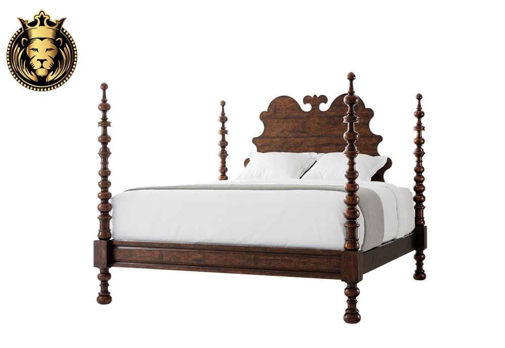 Shuchi Gorgeous British Colonial Style Four Poster Bed