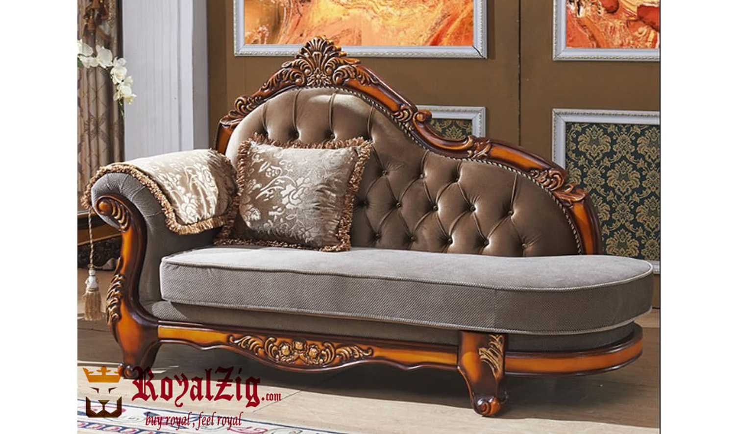 Ottoman Crafted Teak Wood Diwan Royalzig