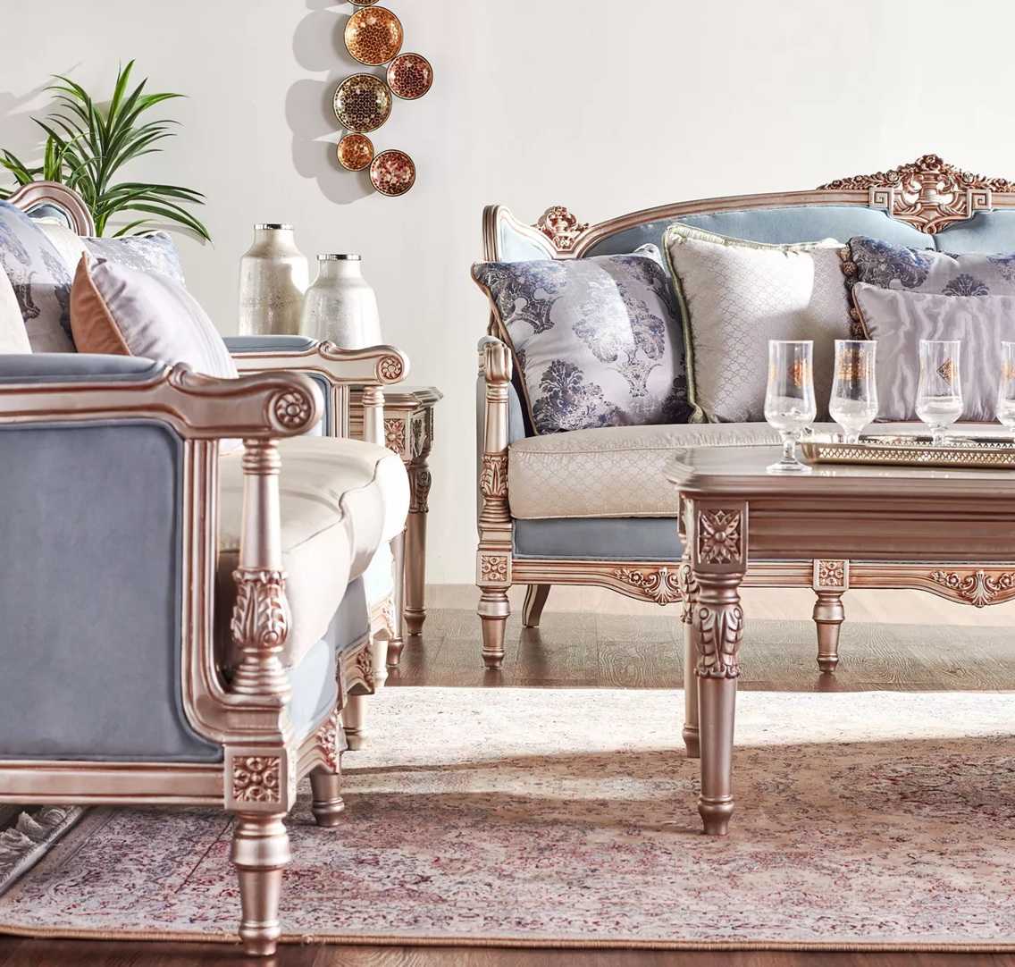 Regal Colonial Sofa Set – For Traditional & Vintage-Themed Homes