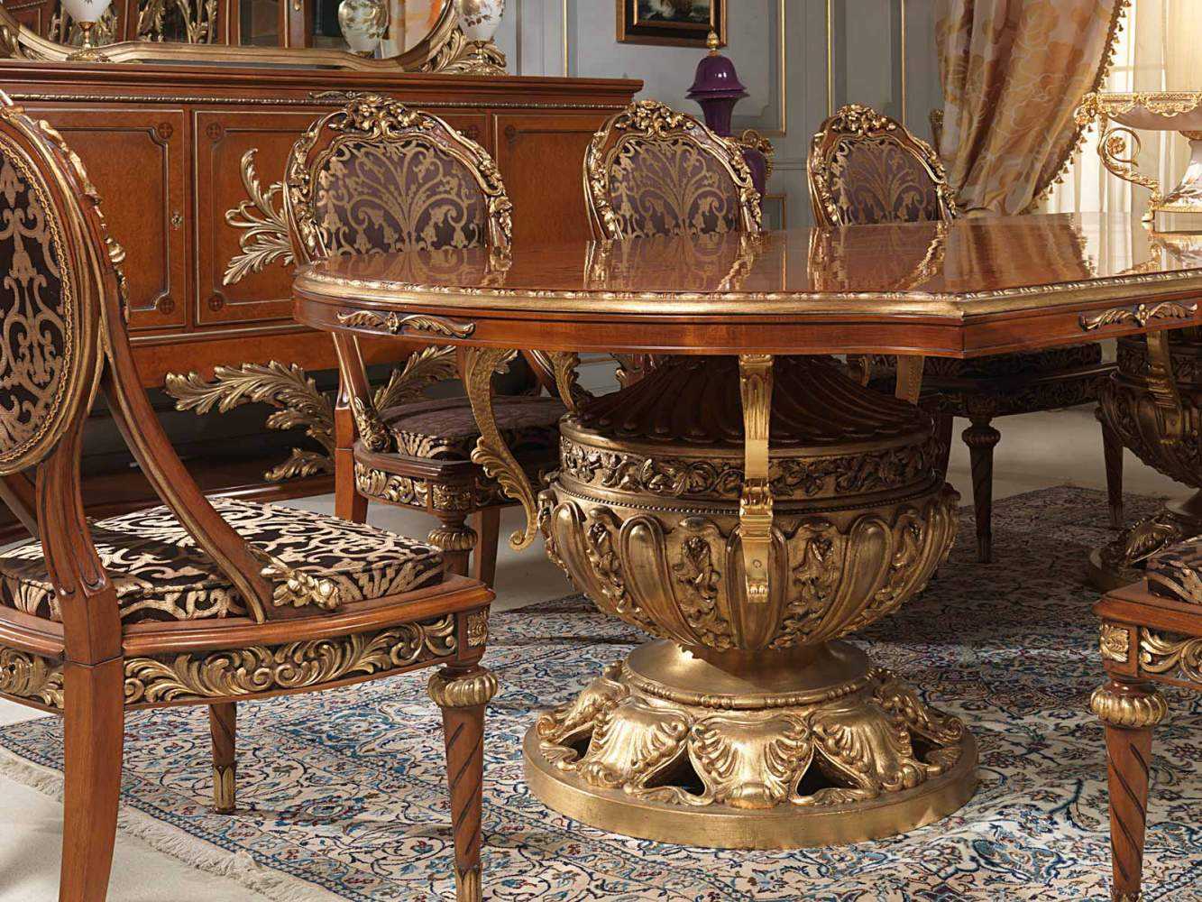 Royal Carving Dining Table