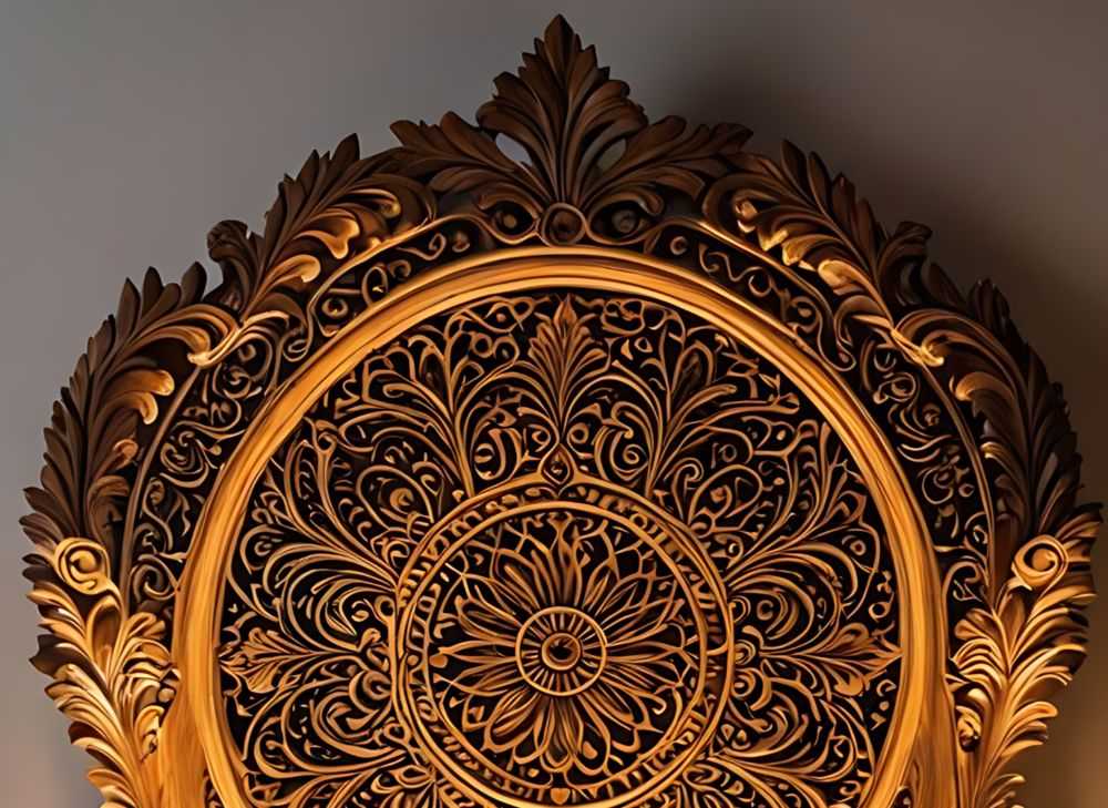 Royal Heavily Carved Love Seat – Luxurious Handcrafted Wooden Sofa with Grand Ornamental Design