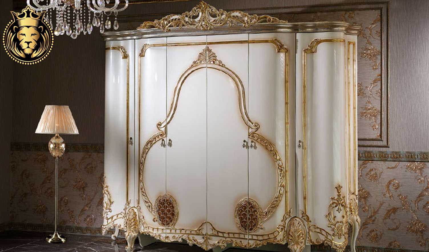 Wooden Wardrobe Classic Italian & French Designer Wardrobe & Almirah by Royalzig Luxury Furniture