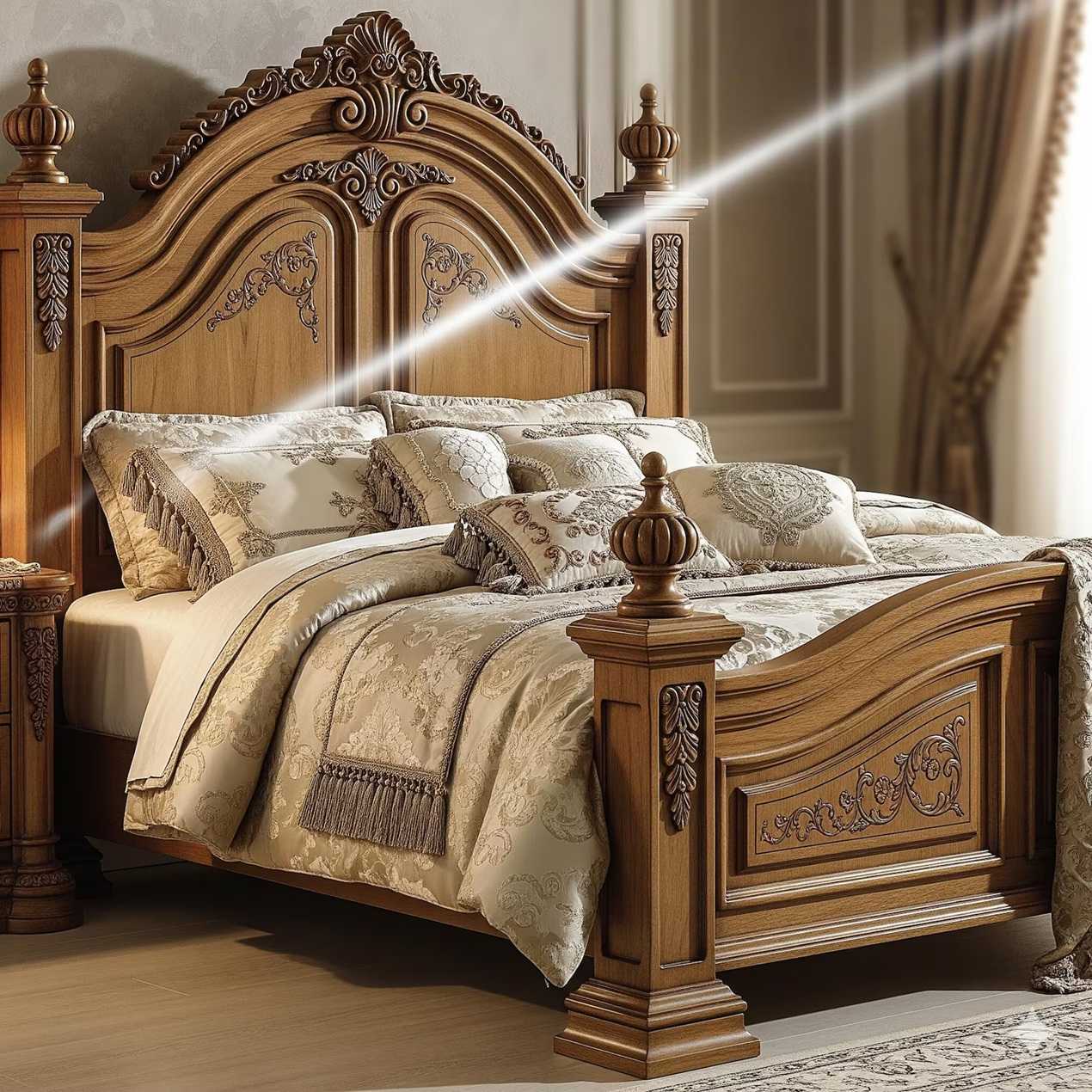  Vintage-Inspired Classical Bed Set  Heirloom Quality