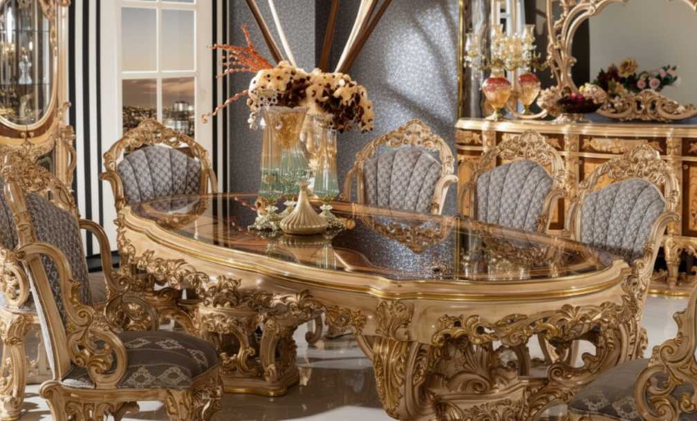 Majestic Grandeur 10-Seater Royal Dining Set